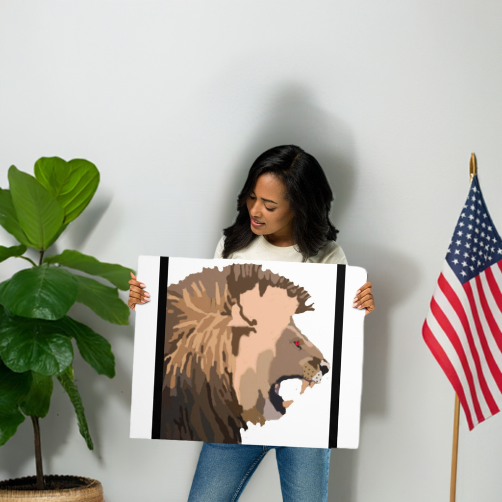 Roaring Lion Metal prints