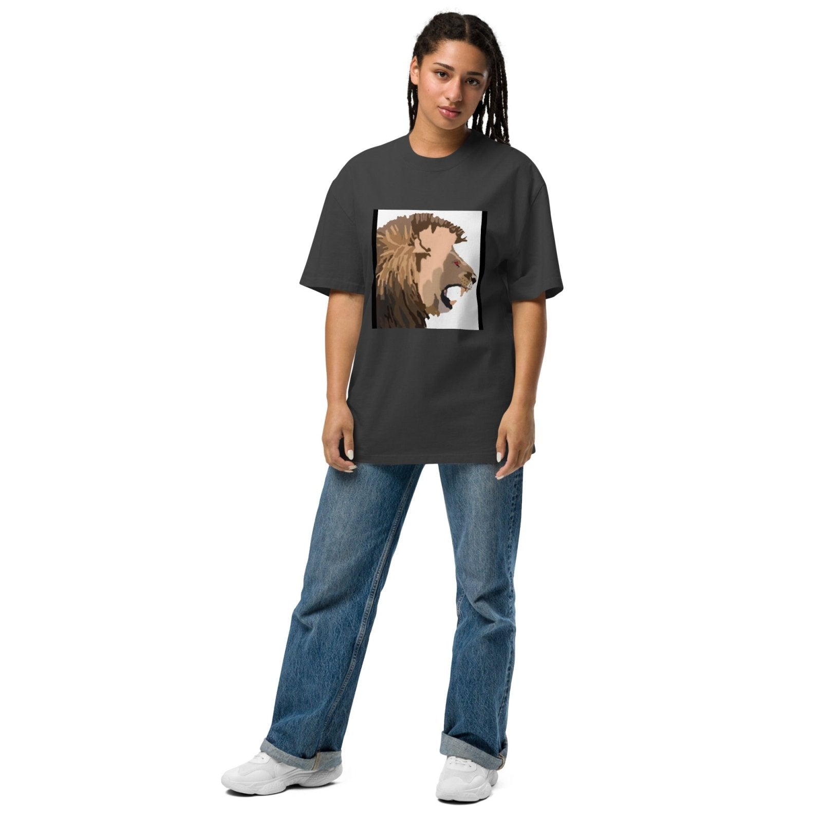 Like A Roaring Lion Oversized faded t - shirt - The Called