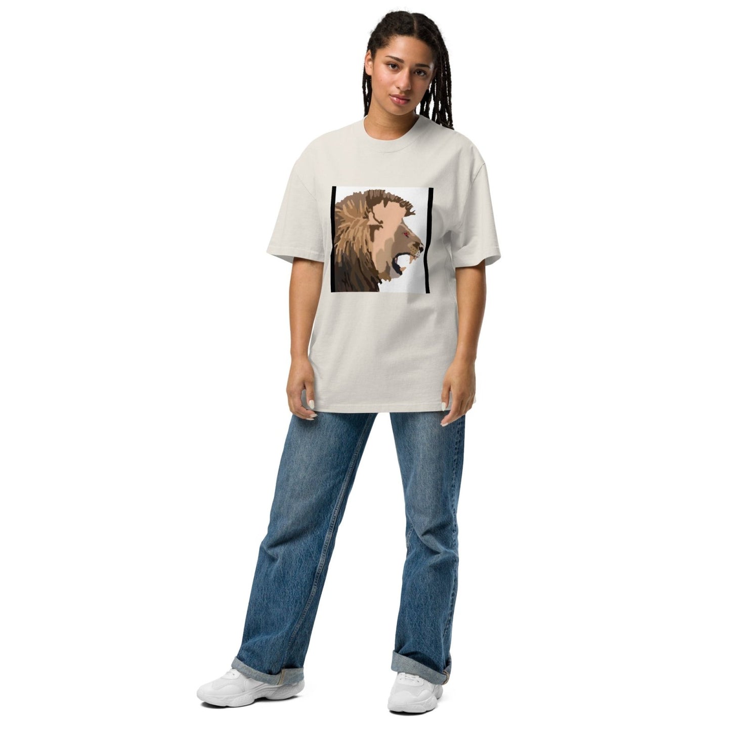 Like A Roaring Lion Oversized faded t - shirt - The Called